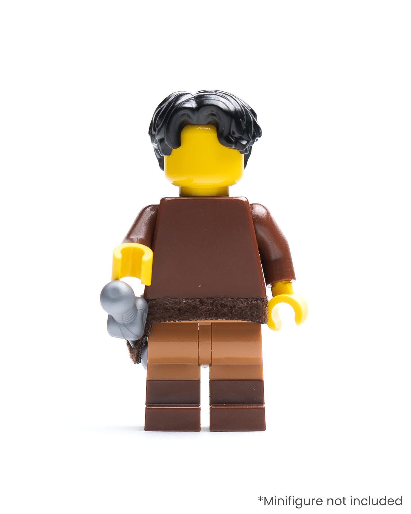 LEGO minifigure wearing a belt with a scabbard and sword