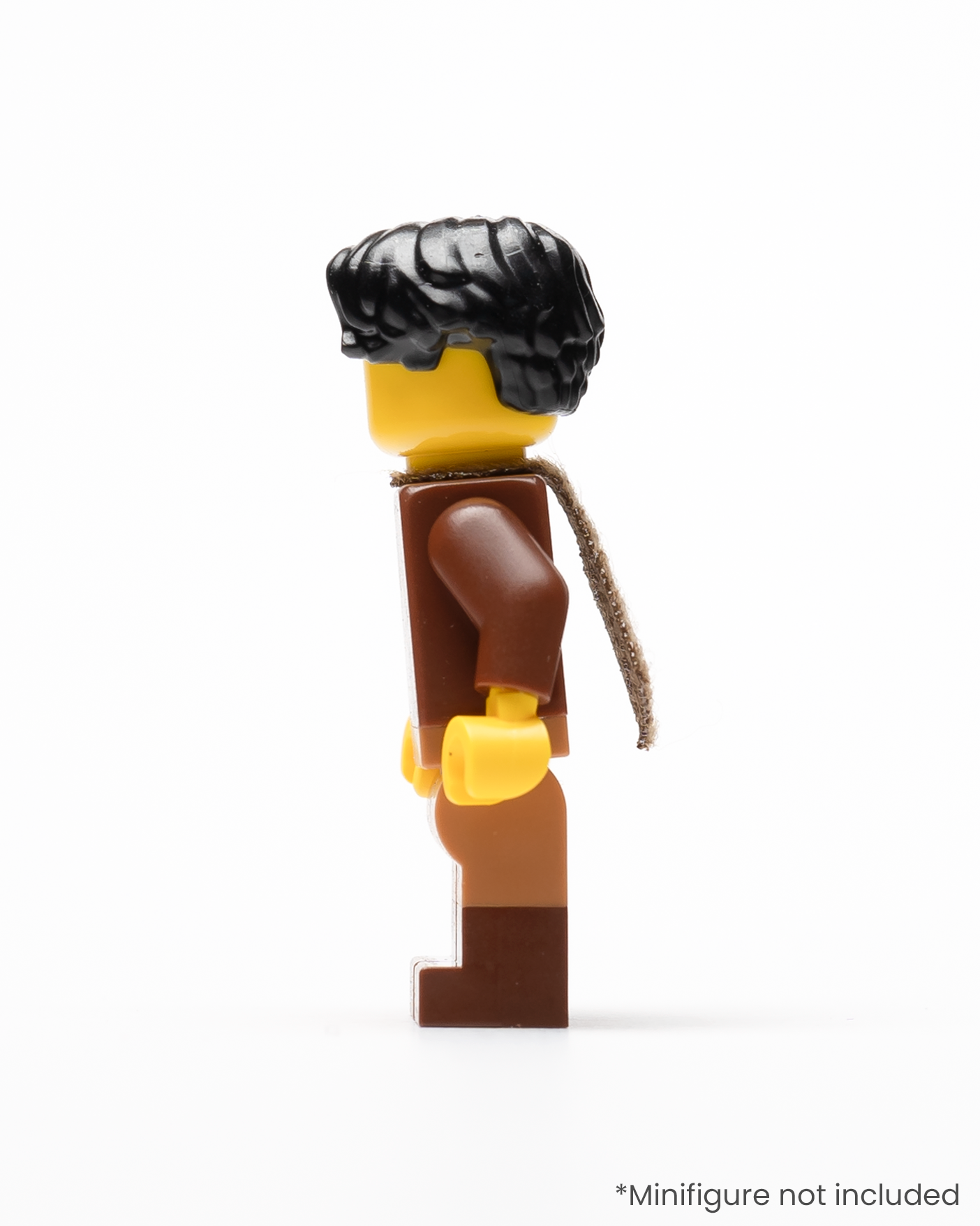 Profile of a LEGO minifigure wearing a sheath on its back