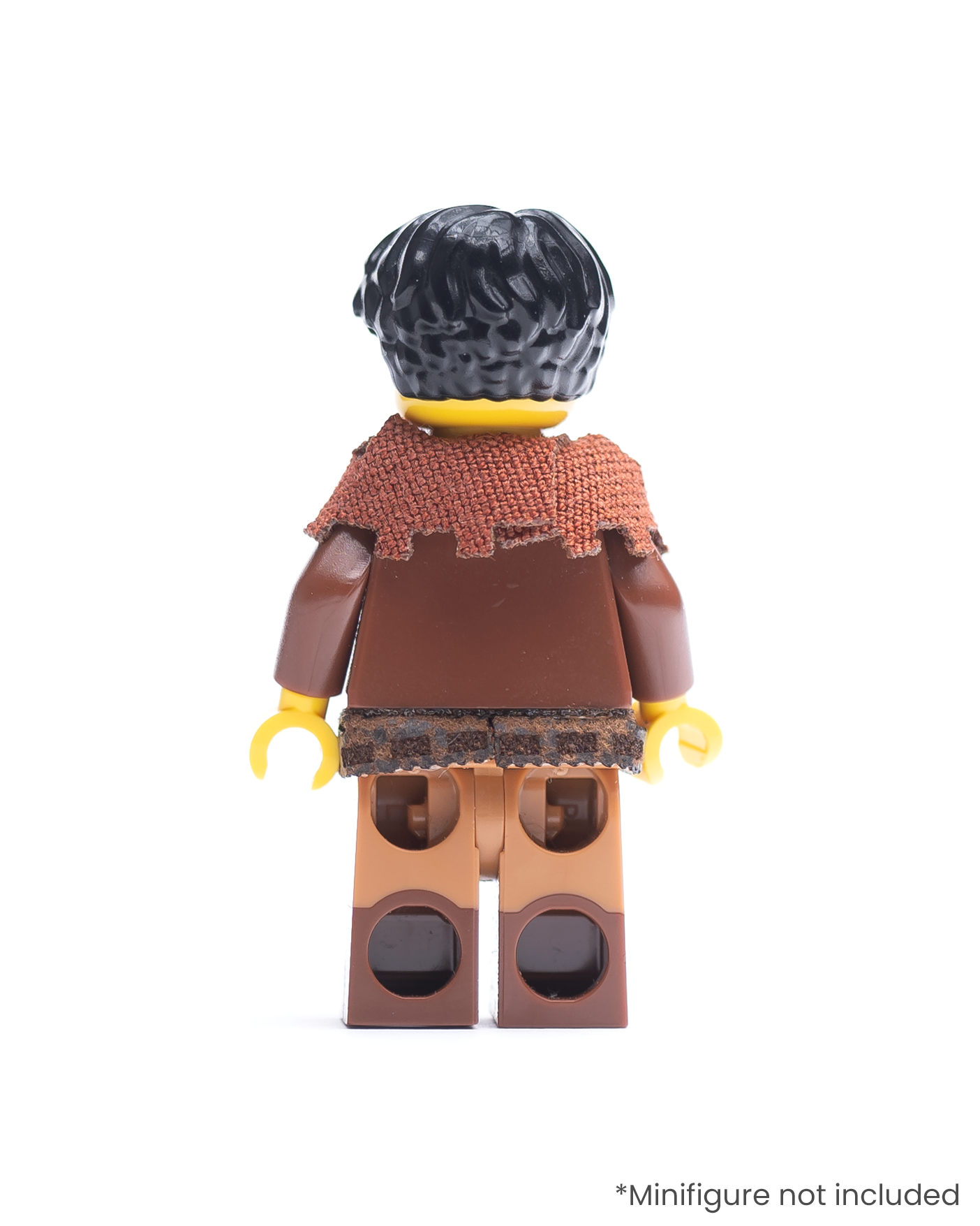 Crenellated Shoulder Cape and Belt with Pouch