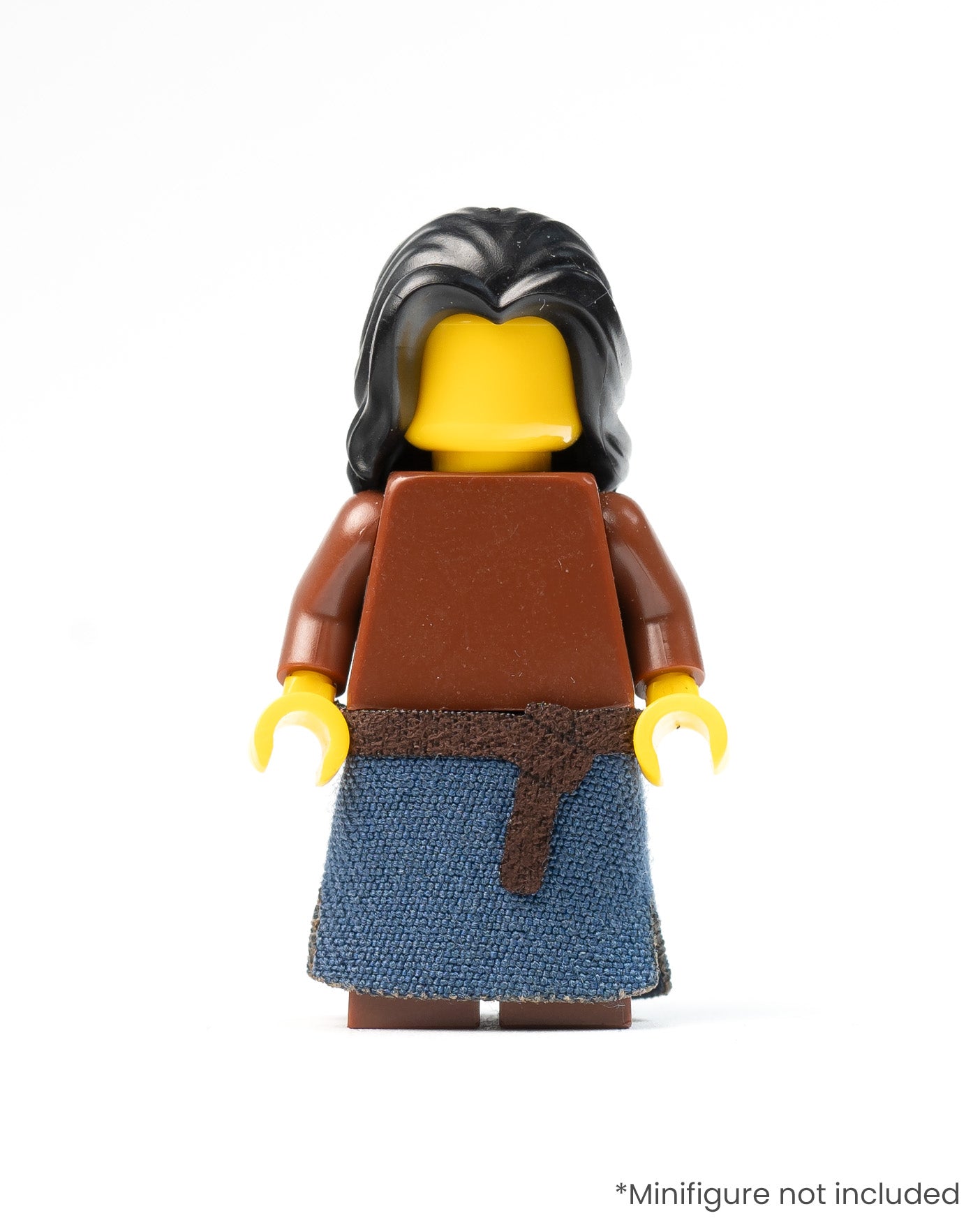 Ankle-Length Skirt with Knotted Belt