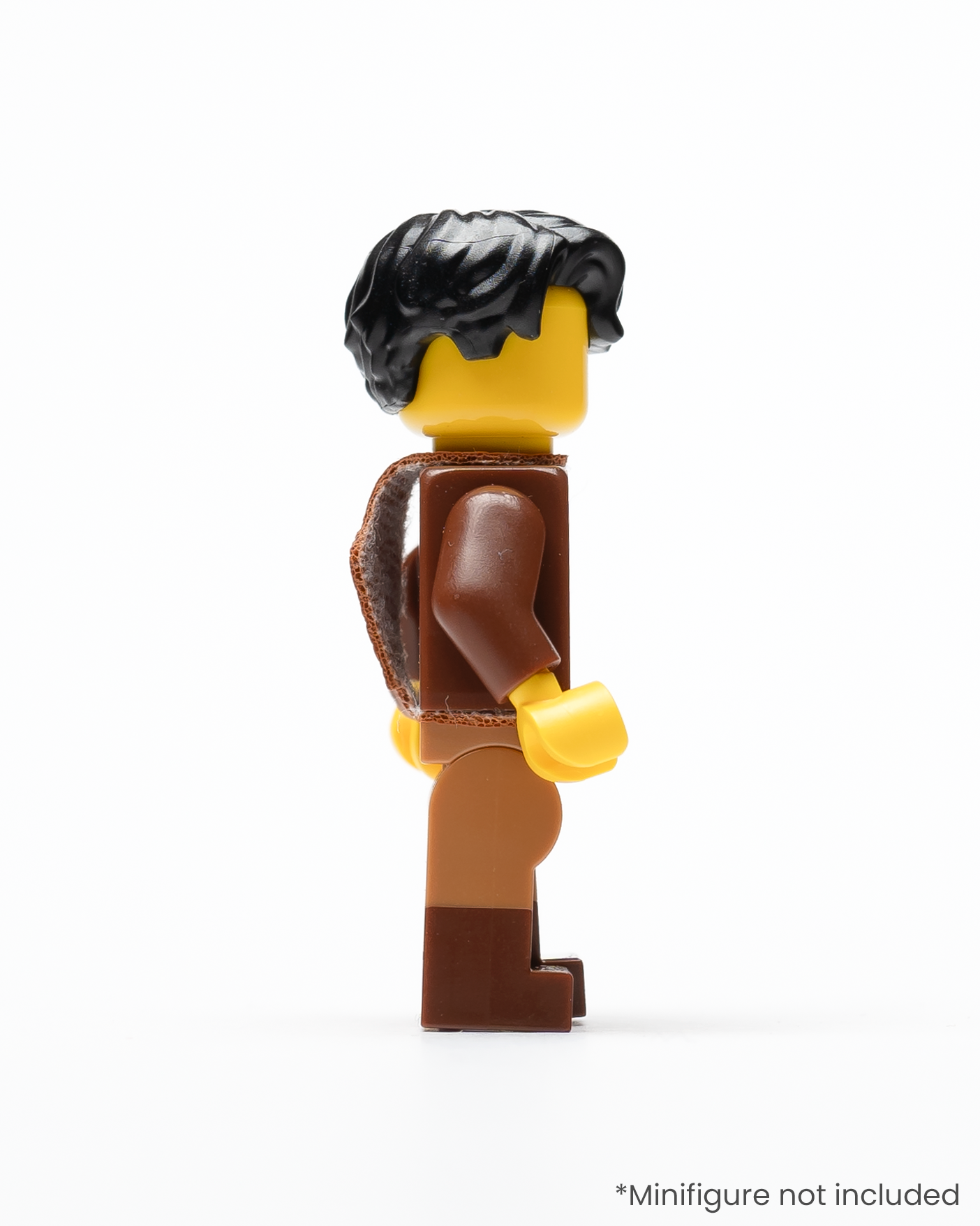 Profile of a LEGO minifigure wearing a sheath on its back