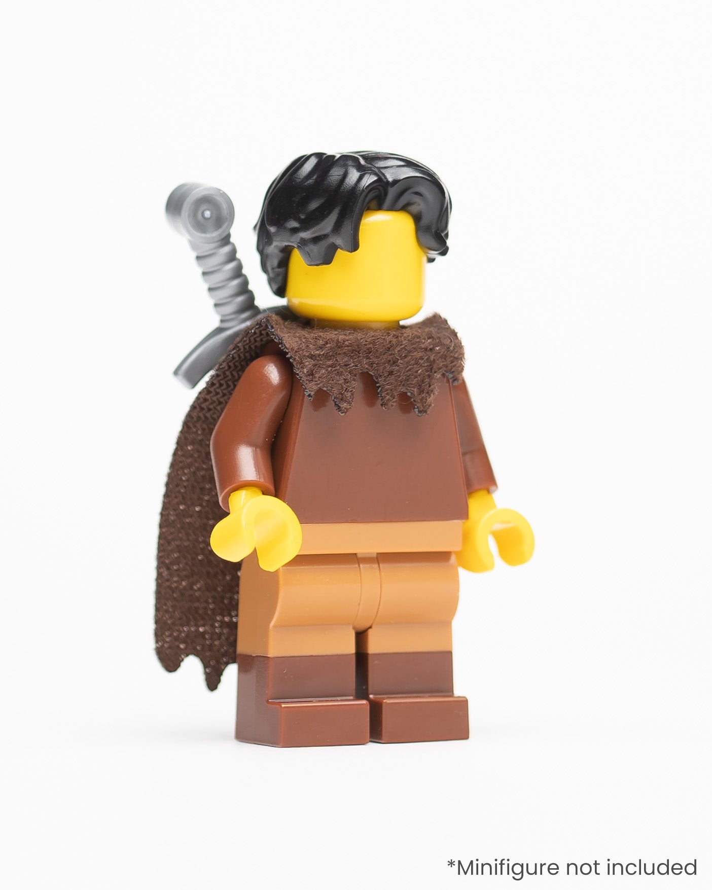 Tattered Fur Cape with Sheath