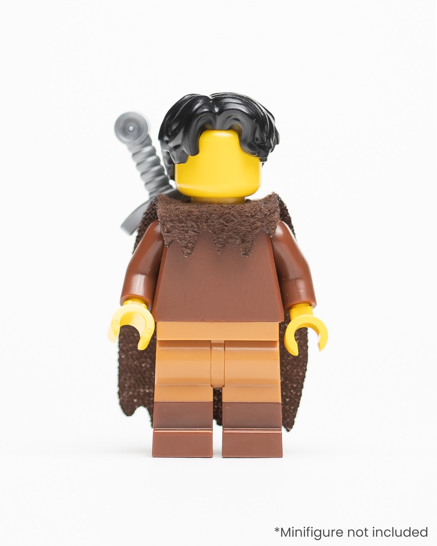 Tattered Fur Cape with Sheath