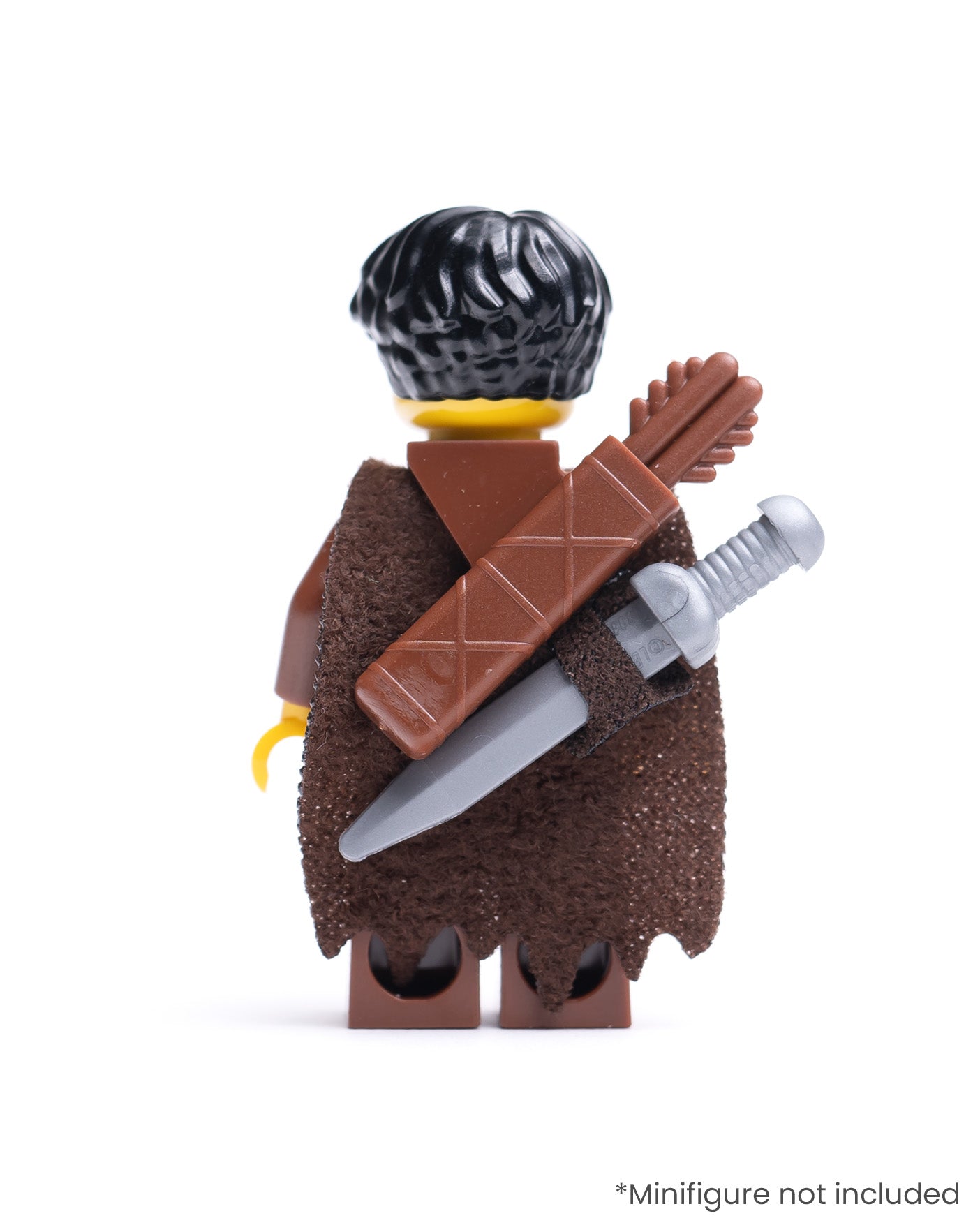 Modular Tattered Fur Cape with Ranger Sword Sheath