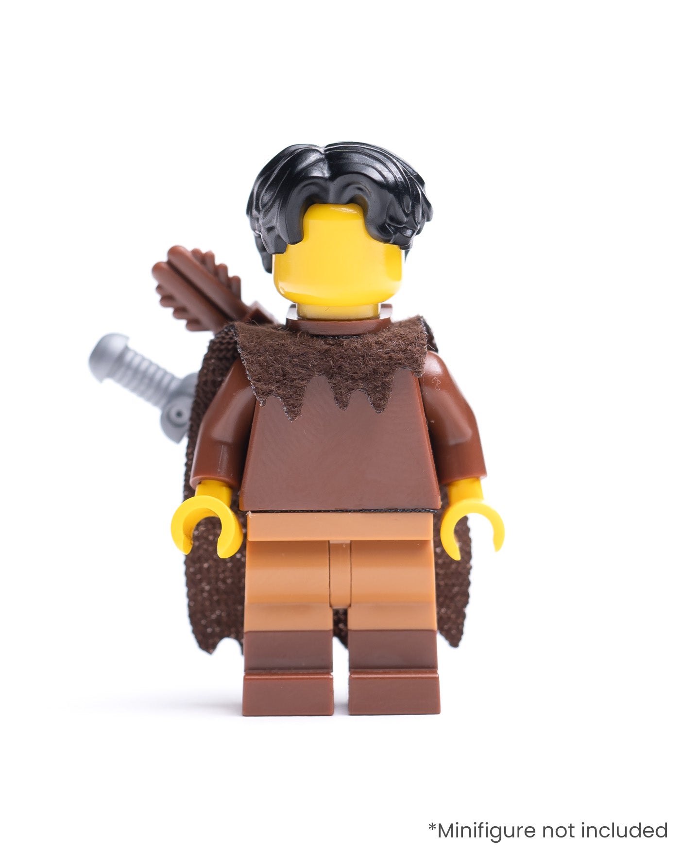Modular Tattered Fur Cape with Ranger Sword Sheath