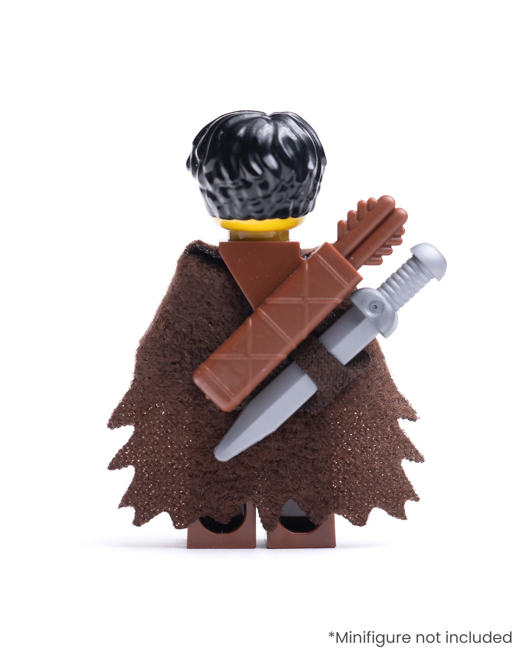 Modular Tattered Fur Cloak with Ranger Sword Sheath