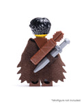 Modular Tattered Fur Cloak with Ranger Sword Sheath