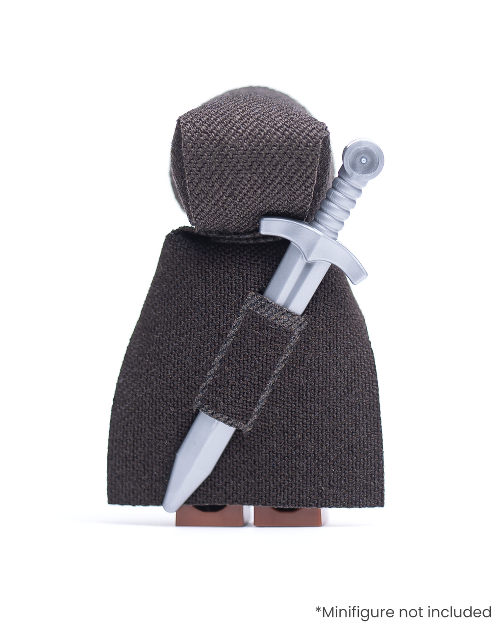 Oversized Hooded Cloak with Sheath
