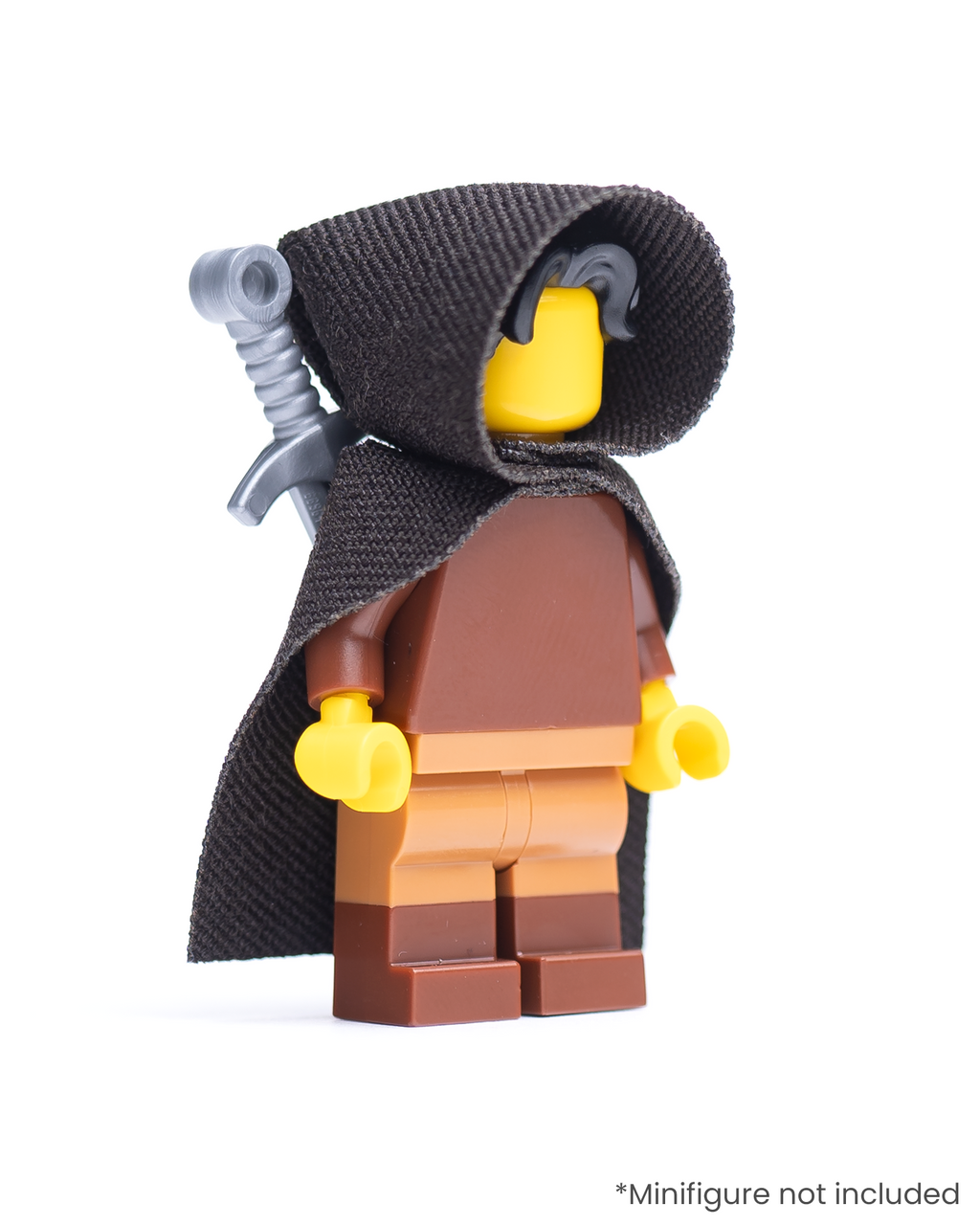 Oversized Hooded Cloak with Sheath