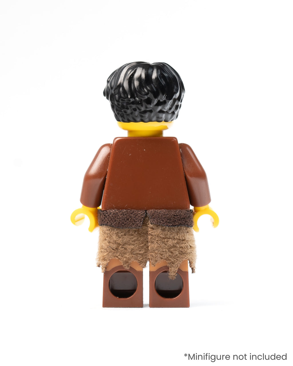 Fur Pelt Skirt with Knotted Belt