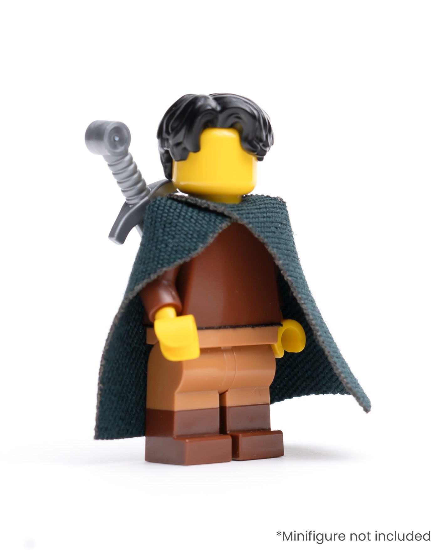 Modular Swept Cloak with Single Sword Sheath